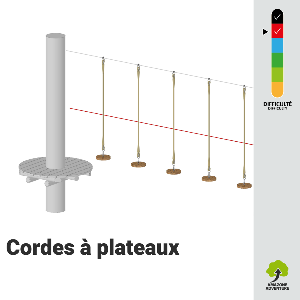Cordes à plateaux